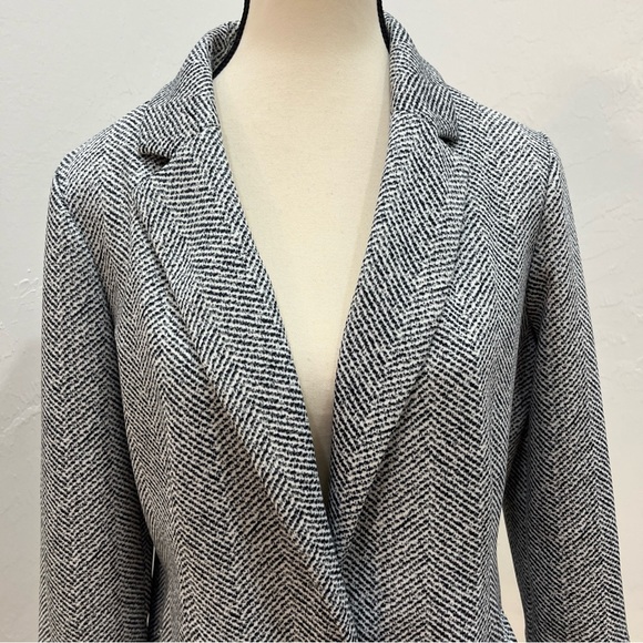 NY&C  Women Gray  Blazer Jacket Cardigan Top Size M - Picture 3 of 10